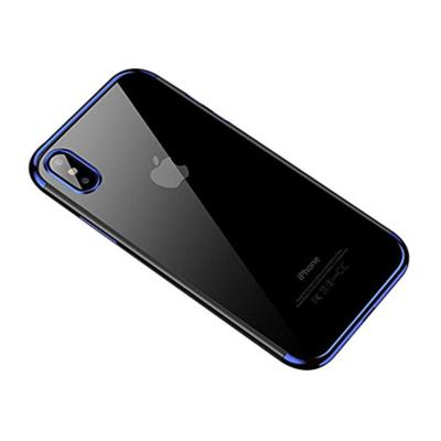 China Scratchproof And Shockproof Plated Tpu Phone Case For Iphone X , Case Cover For Iphone 8 Case Tpu for sale