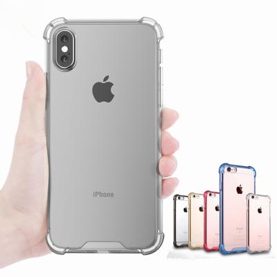 China Scratchproof and Shockproof for iPhone X Case, AntiScratch Anti-Slip Bumper Cover for iPhone 10 HD Clear TPU PC Case for sale