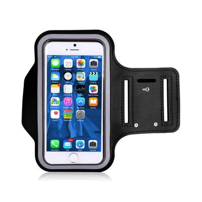 China Big Size Scratchproof and Shockproof Universal Black Smart and Running Phones Sport Armband Arm Band Case for sale