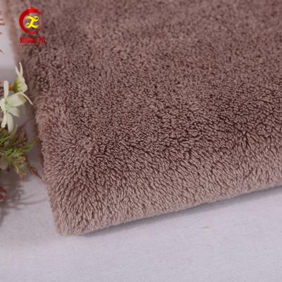 China Home Textile Eco - Friendly Polyester Cheap Plush Fabric For Making Soft Toys for sale