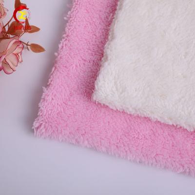 China New arrival eco-friendly shu velor fleece in one side fabric 300 denier polyester fabric for sale