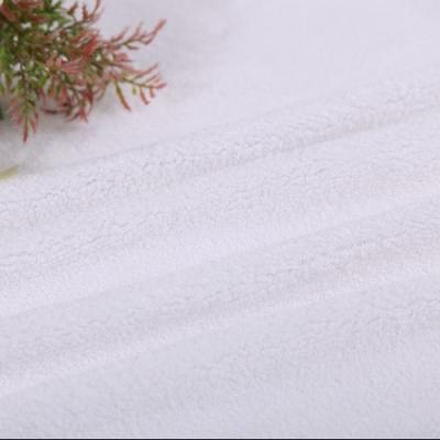 China High Quality Anti Pill Double Brushed Coral Fleece Cover Fabric For Bathrobe for sale