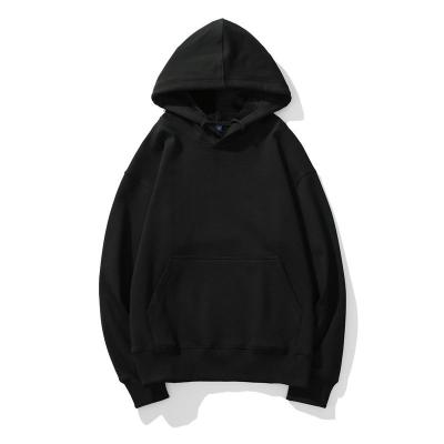 China Anti-Wrinkle Plus Size Mens Cotton Fleece Hoodies And Plain Hooded Sweatshirts Thick for sale