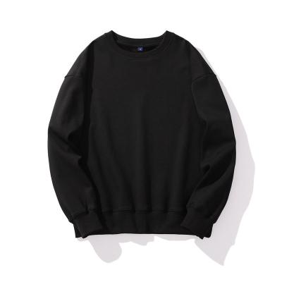 China Anti-Wrinkle Makers Bulk Luxury Designer Empty Black Heavyweight Unisex Sweatshirt for sale