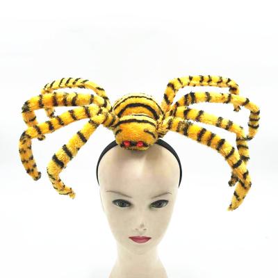 China Large Halloween Spider With Long Leg Witch Wholesale Adult Party Ornaments Halloween Headband Hair Accessories Dress Up for sale