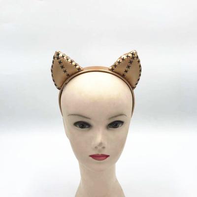 China Halloween Headband Hairbands Girls Kids Headbands Accessories Hair Circle Animal Ear for sale