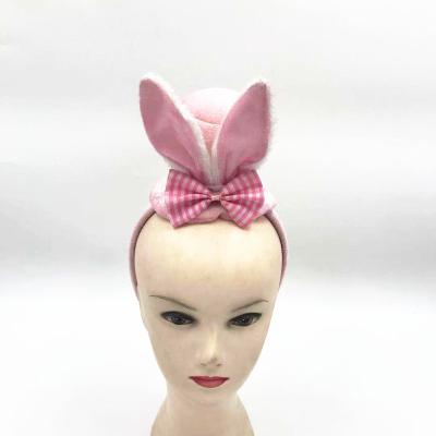 China Carnival Party Bunny Hat Women Halloween Hair Rabbit Ears Accessory Headband for sale