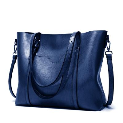 China Traveling+Shopping 2021 European New Style PU Material Women's Bag Large Capacity Shoulder Bag Tote Bag Handbag For Female Single Messenger Bag for sale