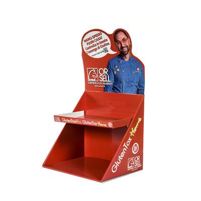 China Eco - Friendly Custom Printed Supermarket Checkout Candy Cardboard Counter Display Box For Chocolate for sale