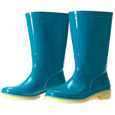 China Factory Price Low Price Waterproof Chinese Ladies Mid-tube Rain Boots PVC Injection Pressure Two Color 17cm Work Water Shoes for sale