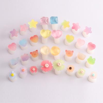 China Soft Jewelery Toe Separator Dream System Candy Style Nail Art Silicone Toe Separator Nail Finger Separator Comfortable Breathable Soft Color Candy for sale