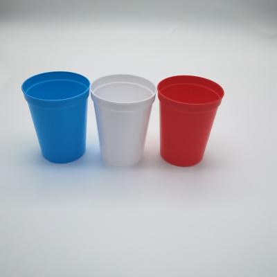 China Beautiful Stadium Cups 16OZ Logo Printed Colorful Plastic Stadium Cups Reusable For Advertising for sale