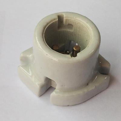 China Pin B22 B22 Ceramic Wall Light Pin Type Ceiling Light Bulb Holder Porcelain Lamp Base Lamp Holder B22 Ceiling Sockets for sale