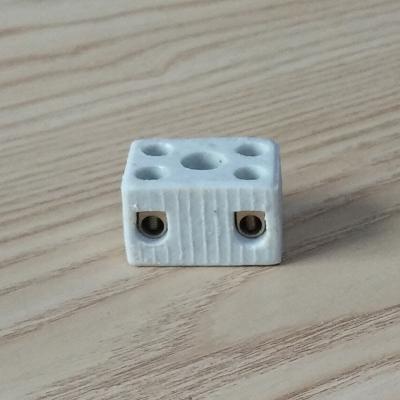 China 600V 30A 2way Connector Porcelain Ceramic High Temperature Ceramic Terminal Terminals Wire Connection for sale