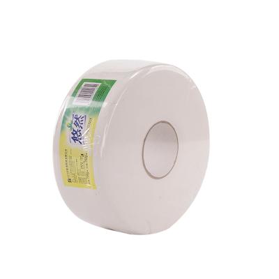 China Washing Room Popular Public Biodegradable Recycled Pulp Jumbo Roll Toilet Paper for sale