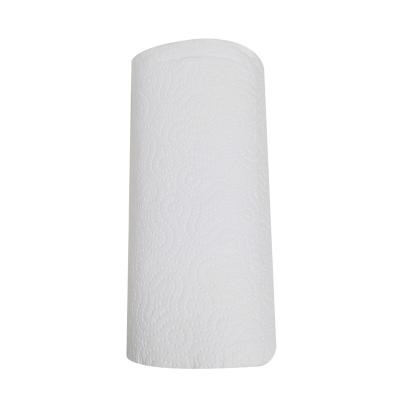 China Virgin Wood Pulp Hot Sale White 3ply Embossed Kitchen Paper for sale