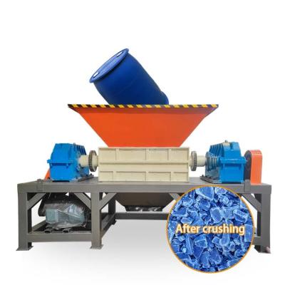 China Cultivates High Efficiency Waste Shred Barrel Two Shaft Crusher Machine Good Price RSE-800 for sale