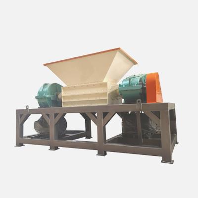 China Low Noise Truss High Torque Dual Shaft Mental Industrial Waste Tire High Efficiency Plastic Shredder Chamber Box for sale