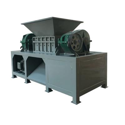 China Farms Factory Price Double Shaft Plastic Shredder Machine Recycling Plastic Bottle Shredder Machine for sale