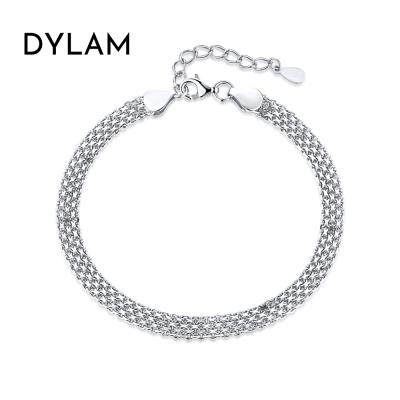 China FASHIONABLE Dylam Design Jewelry Special Widely Used Accessories 925 Sterling Silver Snake Chain Bracelet for sale