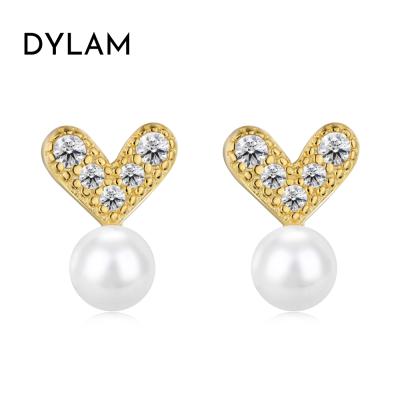 China Bling CLASSIC Party New Arrival Classic Dylam Style Customize Wedding Sparkle For Woman 925 Sterling Silver Earrings for sale