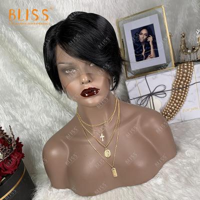 China Pixie Wig Bliss Emerald Brazilian Cheap Short Pixie Cut Hair Wig Cuticle Aligned Wig Wholesale Vendors for sale