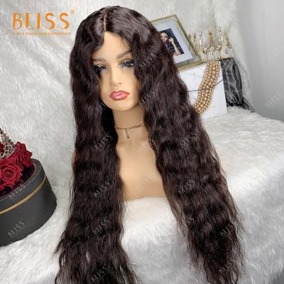 China Deep Hair Pelucas Humanas Bliss Loose Deep Wave T Wave Part Lace Wig Human Hair Wig for sale