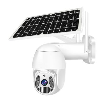 China NIGHT VISION Solar Security Camera WiFi Pan Tilt 360 Outdoor Wireless View with Motion Detection and Siren Night Version for sale