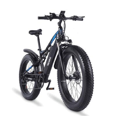 China UK Warehouse Aluminum Alloy Electric Bicycle 25MPH Adults Electric Bike 1000W Ebike 26