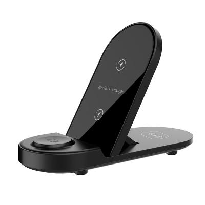 China Phone iwatch earphone 3 in 1 wireless charging dock for phone iwatch earphone foldable wireless charging dock for sale