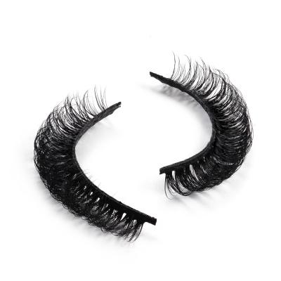 China TL False 3d Crisscross Seller False 3d Black Clear Russian Mink Lash Books With Custom Box Lash Strip Lashes D Ring for sale