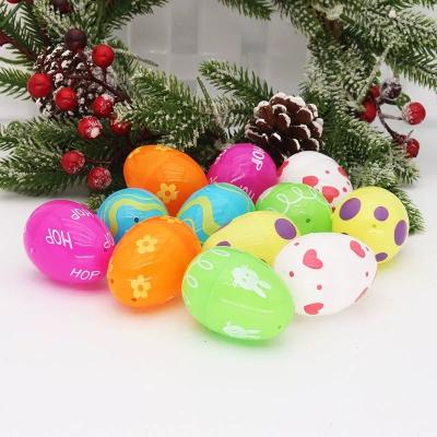 China Factory Easter Cartoon Egg Twist Eggs Hand Tear Open Blind Box Children's Party Toy DIY Plastic Imitation Egg 4*6cm for sale