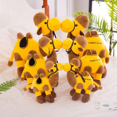 China Custom Wholesale Golden Soft Plush Mini/Large Stuffed Camel Baby Toys for sale