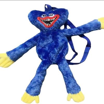 China Hot Plush Toy Stuffed Doll Plushies Bag Poppy Playtime Huggys Wuggys Backpack Plush Sale Sausage Mouth Monster for sale