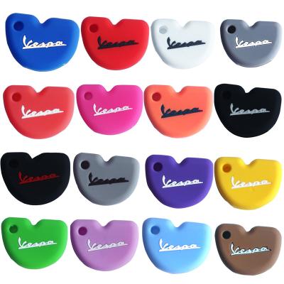 China High Quality Waterproof Silicone Key Shell Case Car Key Cover For Vespa 4*3*1.2cm for sale