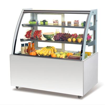 China Single-Temperature Countertop Display Refrigerators Cakes Commercial Cooling Showcase Showcase Bakery Cabinet for sale