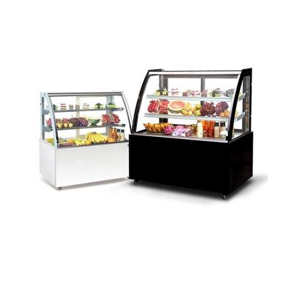 China Refrigerated Single-Temperature Bakery Display Cake Cabinet Cake Showcase With Marble Base for sale