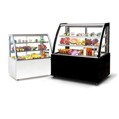 China Commercial Supermarket Refrigerator Showcase Refrigerator Cake Single-temperature Display Bakery Cake Upright Showcase Te koop