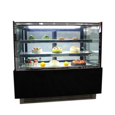 중국 China Manufacturer Aiber Single-temperature Normal Cake Showcase Glass Commercial Cake Showcase Freezer 판매용