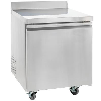 China Small Capacity Commercial Single-temperature Single Door Stainless Steel Refrigerator Freezer / 304 for sale