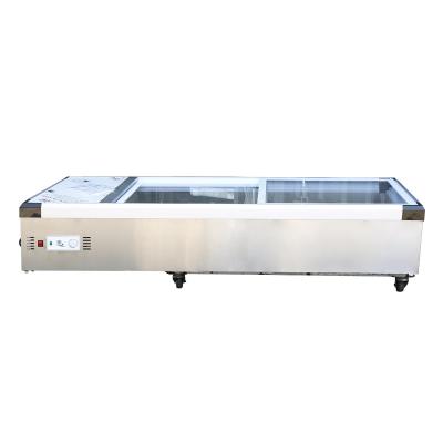 China Promotional Supermarket Freezer Single Island Single Refrigerator Commercial Refrigeration Equipment en venta