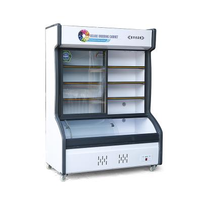 China Single-temperature sell well commercial vegetables display a la carte freezer restaurant refrigerator frozen cabinet for sale