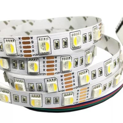 China Residential 5 in 1 120 led rgbwrgbww rgb rgb 10mm width 12v 24v 5050 cct led strip for sale