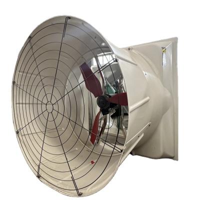 China Industrial Equipment Factory Price Cone Fan Greenhouse Fiberglass Exhaust Fan for sale