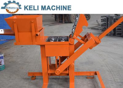 China Interlocking Block Hand Make Moudling Cement Brick Making Machine for sale