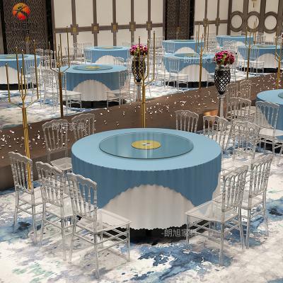 China Modern style design furniture stainless steel chair and dining table modern wedding table mirror glass/MDF for sale