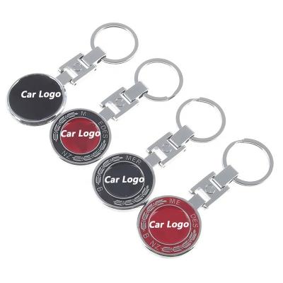 China Business Gift Custom Logo Car Keyring Blank Metal Zinc Alloy Key Chain For Mercedes Benz for sale