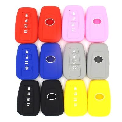 China TPU Silicone Car Key Cover Case Remote Fob For Toyota Brand X Crown Key Bag Holder Car Styling for sale