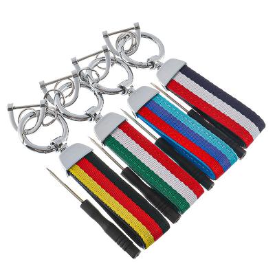 China Leather Germany Italy Holland National Flag Design Universal Eco-friendly Car Chain Key Promotional Gift For Merry Christmas for sale