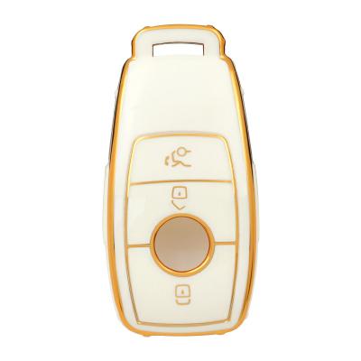 China Eco-friendly Car Key FOB Cover For Mercedes Benz AMG W223 S300 S350 S450 S500 2020 2021 Car Key Case Cover Jacket Smart Remote Holders for sale